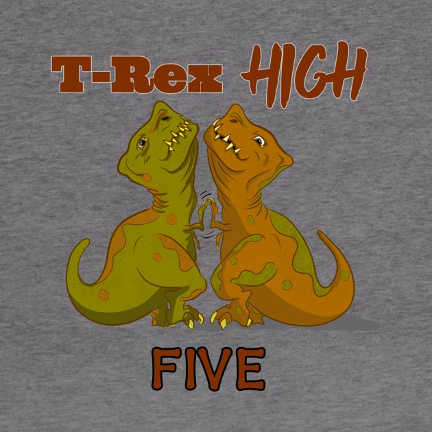 T-Rex High Five - Text by pbDazzler23